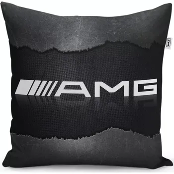 Polštář Sablio Polštář AMG černá - 40x40 cm