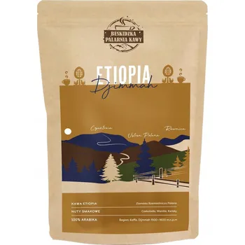 Káva Káva zrnková Arabica Beskydská Pražírna Kávy Etiopia Djimmah 100 g