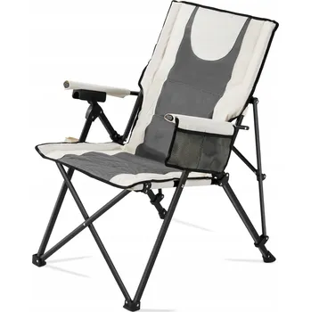 Zahradní nábytek Turistická židle s opěradlem Vevor AC2456 béžová