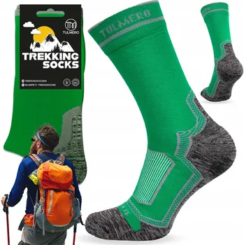 Pánské ponožky Ponožky Tulmero SK_TR_04 zelené, velikost 44-46
