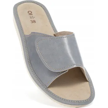 Dámské pantofle Pantofle Domácí pantofle na suchý zip Pohodlné Polské NOWO 37