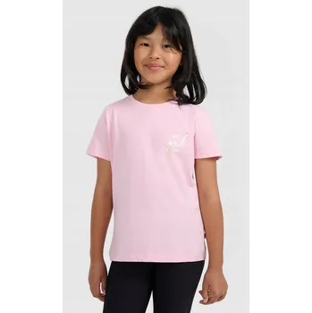 4F dětské tričko růžové bavlna velikost 158