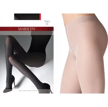 Dámské punčochy Punčocháče hladké Marilyn Tonic 40 DEN béžové sand (písková) velikost 4