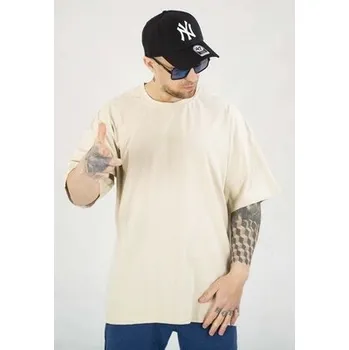 Pánské béžové tričko t-shirt PROSTO Box 2.0 XXL