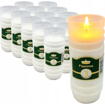 Svíčka Parafínový vklad GLORIA 72 h 10 ks