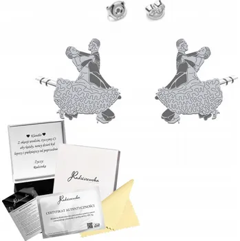 Náušnice Stříbrné Náušnice Společenský Tanec Puzetky Dárek PŘÁNÍ DÁREK