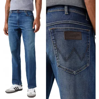 Pánské džíny rovného střihu Wrangler TEXAS 36/34