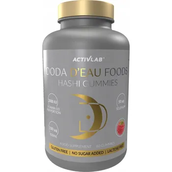 DODA D'EAU FOODS Hashi Gummies vitamín D JÓD SELEN Activlab 60 želé