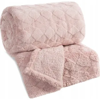 Prostěradlo Deka Eurofirany polyester 70 cm x 160 cm růžová