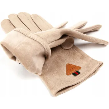 Rukavice Dámské strečové rukavice lehce zateplené Prius Lux FS béžové M/L