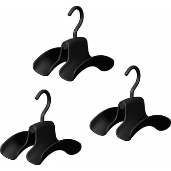 Úložný box Wenko Sada 3 držáků kabelek Herkules, černá