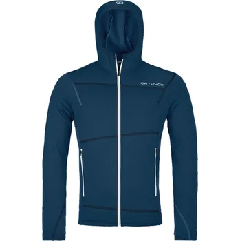 Pánská mikina Mikina ORTOVOX Fleece Hoody Deep Ocean, M