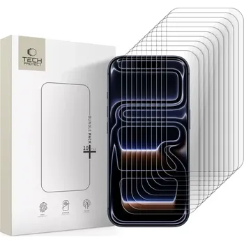 Tech-Protect Tvrzené sklo Tech-Protect Bundle 10-Pack iPhone 17 Pro / 16 Pro / 17 čiré