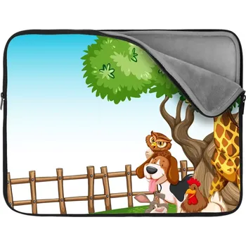 pouzdro na notebook Sablio Obal na notebook Zvířátka 2 - 17"