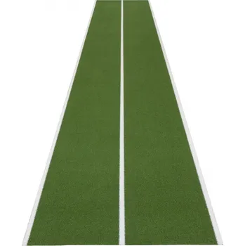 Zátěžová podložka Umělá tráva Sprint Track s pruhem 12,5 x 2 m, tl. 10 mm, světle zelená