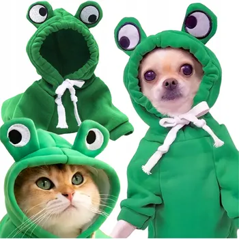 Obleček pro psa Oblečení pro psa kočku Kostým Mikina Vtipné převleky Žabka Žába L