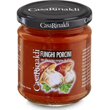 Omáčka Casa Rinaldi - Sugo Fungi Porcini con olio extra vergine di oliva 190 g