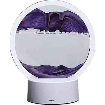 Verk 12383 Pohyblivý obraz s dynamickým 3D pískem, fialový