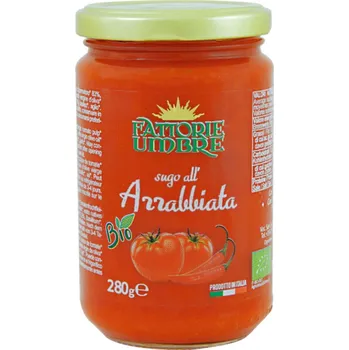 Omáčka Fattorie Umbre - Sugo all'Arrabbiata BIO 190 g