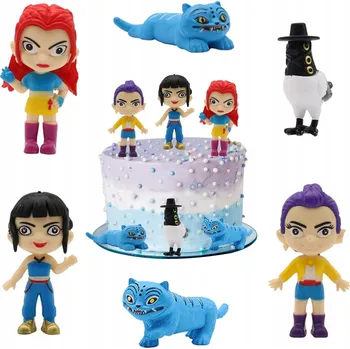 KPOP LOVCI DÉMONŮ KLASICKÉ POSTAVY VE FILMECH 5CM SADA FIGUREK 6 KS