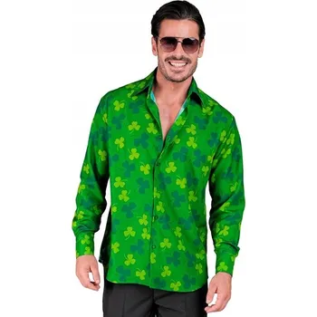 Pánská košile PÁNSKÁ KOŠILE ZELENÁ JETEL S/M