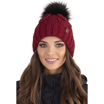 Čepice Vivisence zimní čepice beanie červená, univerzální velikost