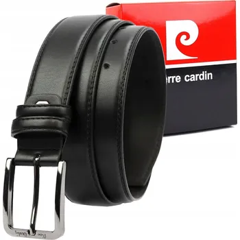 Opasek Pánský pásek ke kalhotám klasická spona pravá kůže Pierre Cardin