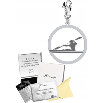 Přívěsek Stříbrný přívěsek Kajakářství - Věnování