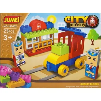 ostatní stavebnice Jumei 3+ Městské Stavebnice 23 dílků, 26x1,9 9 Cm