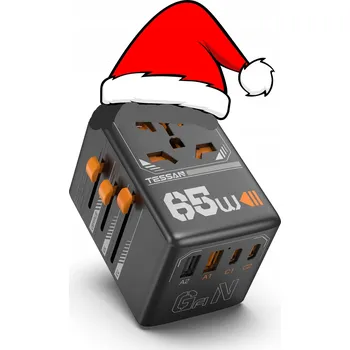 Cestovní adaptér Cestovní adaptér TESSAN TS-WTA03