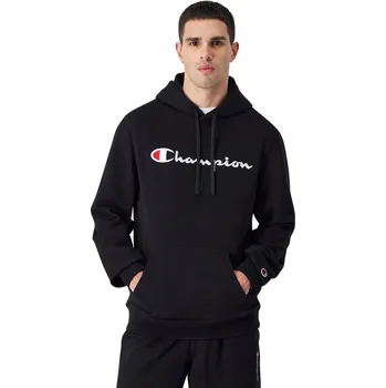 Pánská mikina Pánská mikina Champion Hooded Sweatshirt černá 220726 KK001 M