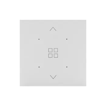 vypínač Kryt pro elektronické vypínače a ovladače, 1 násobný, s piktogramy pro skupinové, Simon 55 TKE13/114, šedá světlá