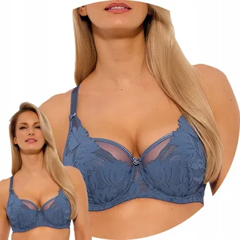 Podprsenka Gaia podprsenka s polovyztuženými košíčky modrá velikost 70J
