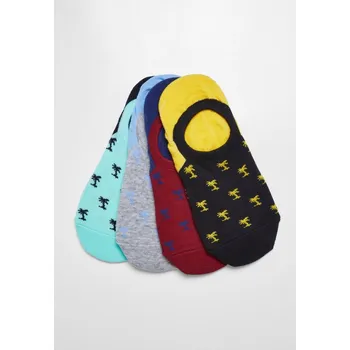 Reccyled Yarn Invisbile Palmtree Socks 4-Pack 43-46