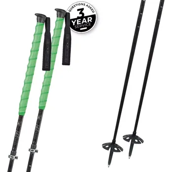 Sjezdová hůlka Hůlky Komperdell BIG ART CARBON Vario 2025/26 110-140 zelená