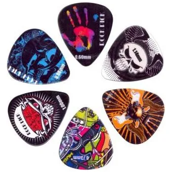 Trsátko Boston Rock Picks BRP6-MIX, Trsátka celuloid 6 ks