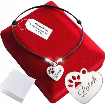 Náramek Stříbrný náramek 925 s tlapkou GRAVÍROVÁNÍ Jméno psa/kočky