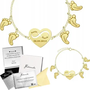 Náramek Personalizovaný náramek s jmény dětí