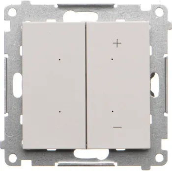 vypínač Stmívač pro stmívatelné LED, tlačítkový, Simon 55 TESL1.01/114, šedá světlá