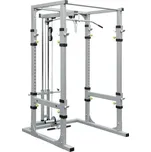 Posilovací klec na dřepy + horní a spodní kladka IMPULSE, výška 211 cm