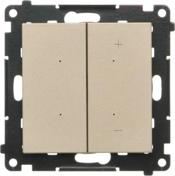 vypínač Stmívač pro stmívatelné LED, tlačítkový, Simon 55 TESL1.01/144, champagne metalizovaná