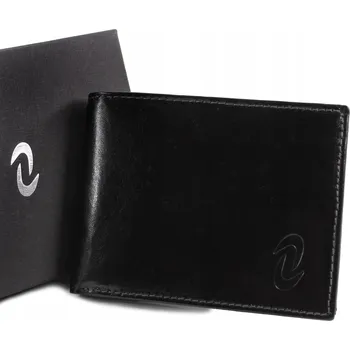 Peněženka NETi peněženka z pravé kůže černá - muž