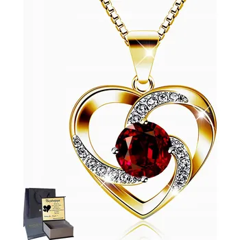 Náhrdelník Pozlacený Náhrdelník Nekonečno Srdce 925 Dárek