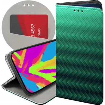 Pouzdro na mobilní telefon Flipové pouzdro Hello Case pro Xiaomi NOTE 13 PRO 4G / POCO M6 PRO zelené