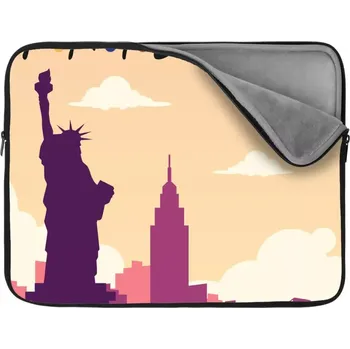 pouzdro na notebook Sablio Obal na notebook Seriál Přátelé FRIENDS Socha Svobody - 13"