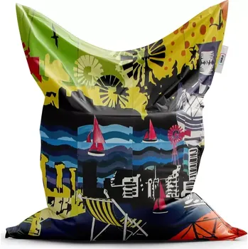 Sedací pytel Sablio Sedací vak Classic Malba - 200x140 cm