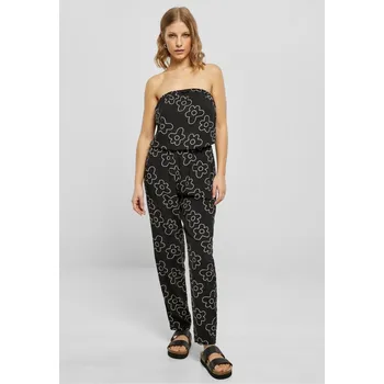 Dámské šaty Ladies Viscose Bandeau Jumpsuit - blackflower M