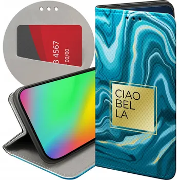 Pouzdro na mobilní telefon Flipové pouzdro Hello Case pro Xiaomi REDMI NOTE 14 PRO 5G / PLUS 5G modré