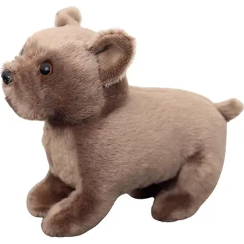 plyšák Plyšová Plyšák Malý pes Hnědý 19 Cm