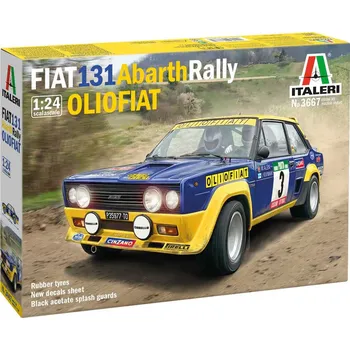 Plastikový model Italeri Model Kit auto 3667 - FIAT 131 Abarth Rally OLIO FIAT (1:24)